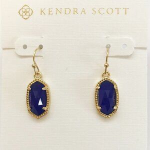Kendra Scott Cobalt Cat's Eye Hook Earrings